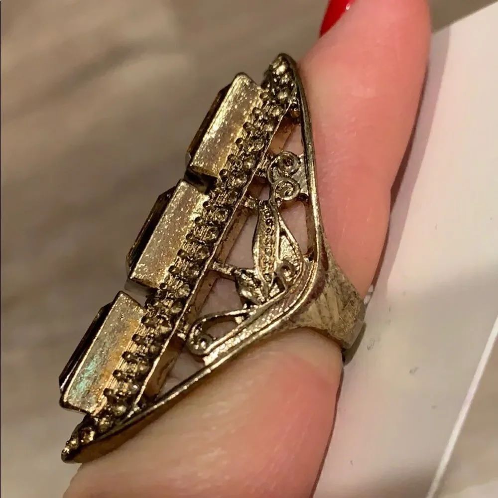 Bar ||| gold ring - Picture 5 of 6